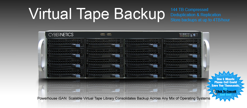 Virtual Tape and Physical Tape Backup